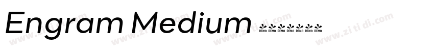Engram Medium 半粗体字体转换